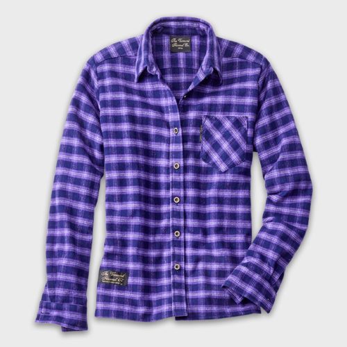 Classic Womens Flannel Shirt Purple Maze d6683f27 f610 4d95 92ac 99a624ad9fbc