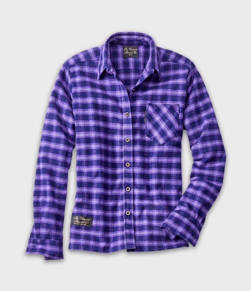 Classic Womens Flannel Shirt Purple Maze d6683f27 f610 4d95 92ac 99a624ad9fbc