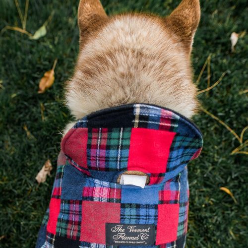 Flannel Dog Jacket Patchwork 3