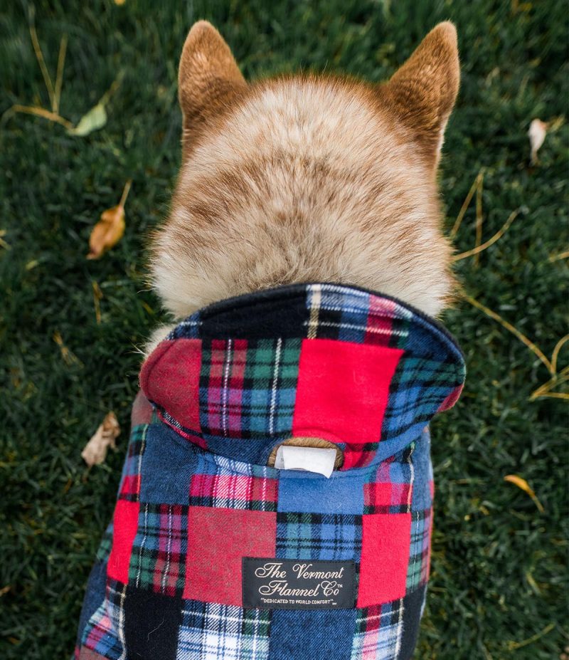 Flannel Dog Jacket Patchwork 3