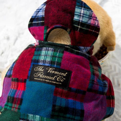 Flannel Dog Jacket Patchwork 4