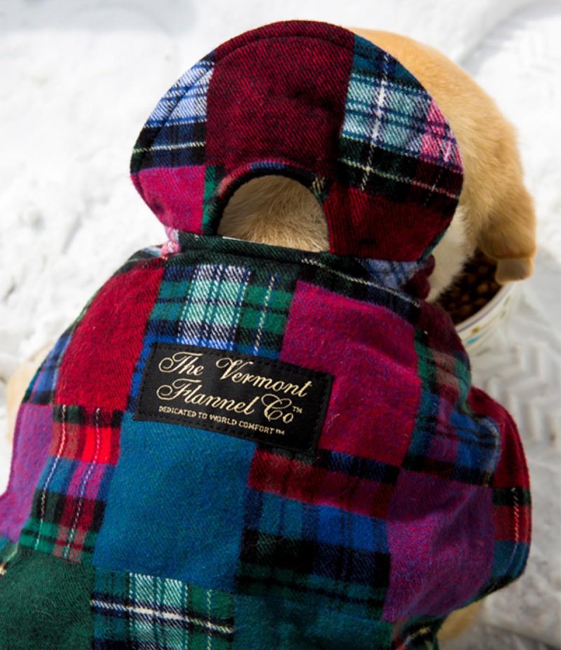 Flannel Dog Jacket Patchwork 4