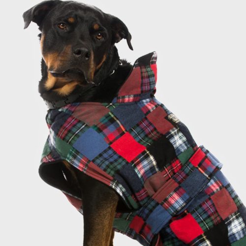 Flannel Dog Jacket Patchwork 5