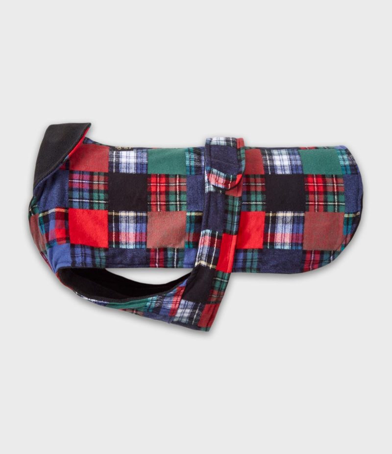 Flannel Dog Jacket Patchwork