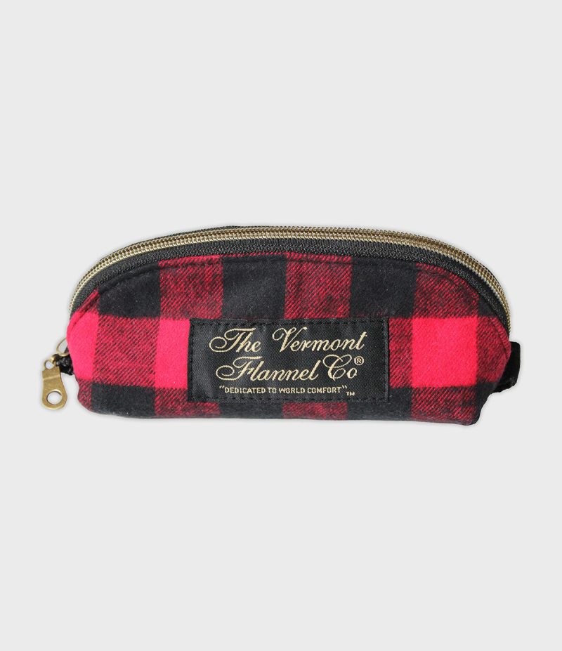 Flannel Eyeglass Case Red Buffalo 1