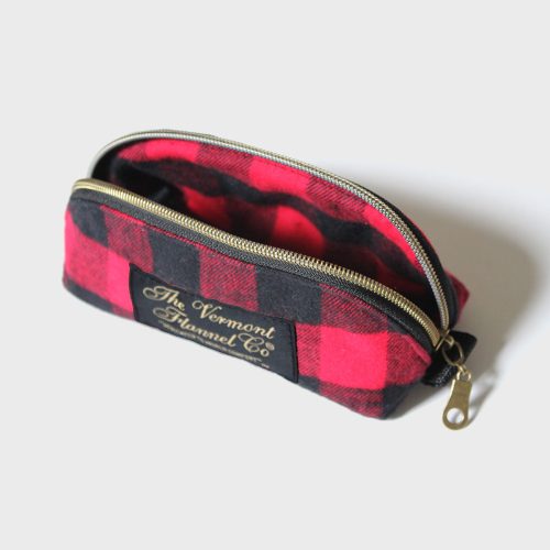 Flannel Eyeglass Case Red Buffalo