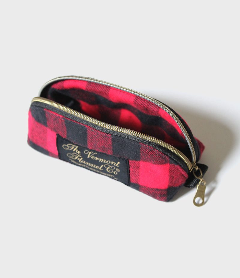 Flannel Eyeglass Case Red Buffalo