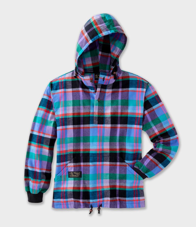 Flannel Hoodie Garden Island