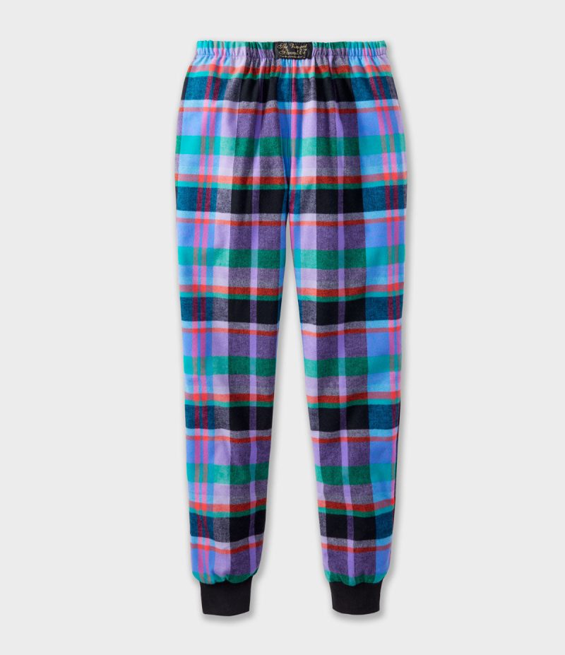 Flannel Jogger Pants Garden Island