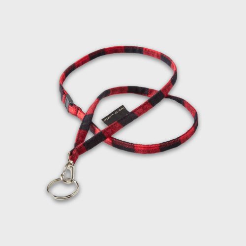 Flannel Lanyard Red Buffalo