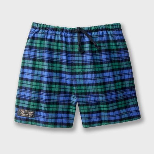 Flannel Lounge Shorts Black Watch