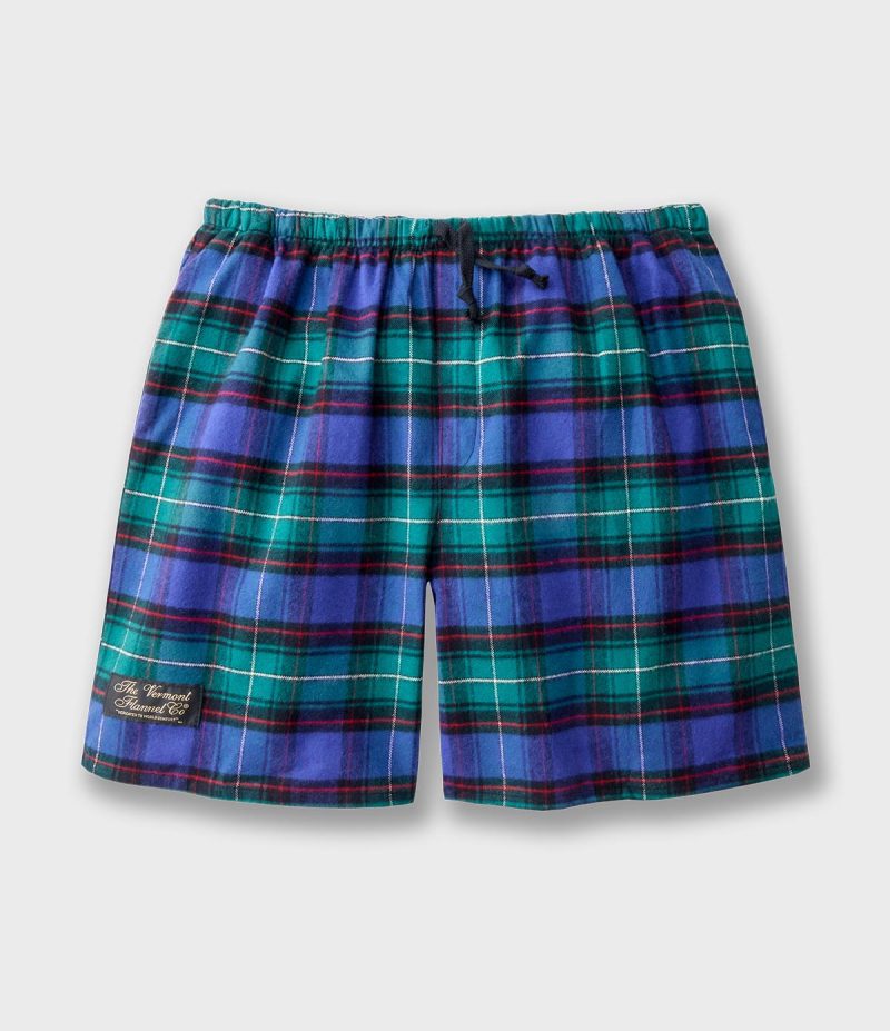 Flannel Lounge Shorts Vermont