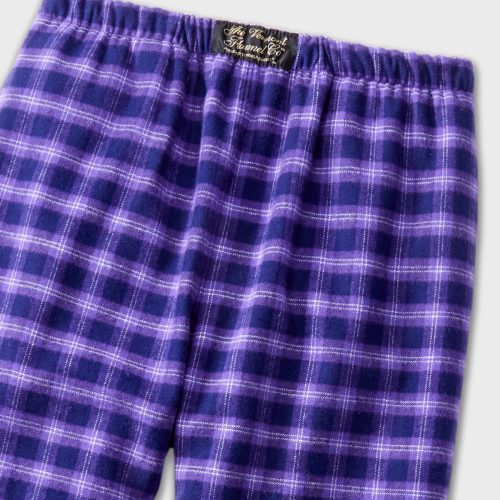 Flannel Pajama Pants Made in USA Purple Maze