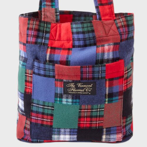 Flannel Tote Bag Heavyweight Patchwork 4