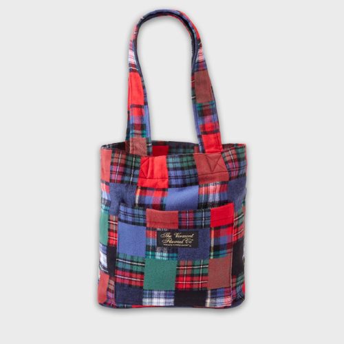 Flannel Tote Bag Patchwork