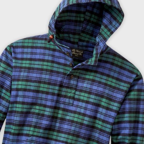 Hooded Flannel Pullover Sweatshirt 3