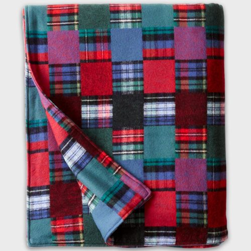 Luxury Flannel Blanket Patchwork