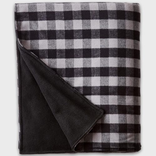 Stadium Flannel Blanket Gray Buffalo