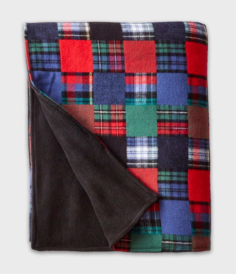 Stadium Flannel Blanket Patchwork