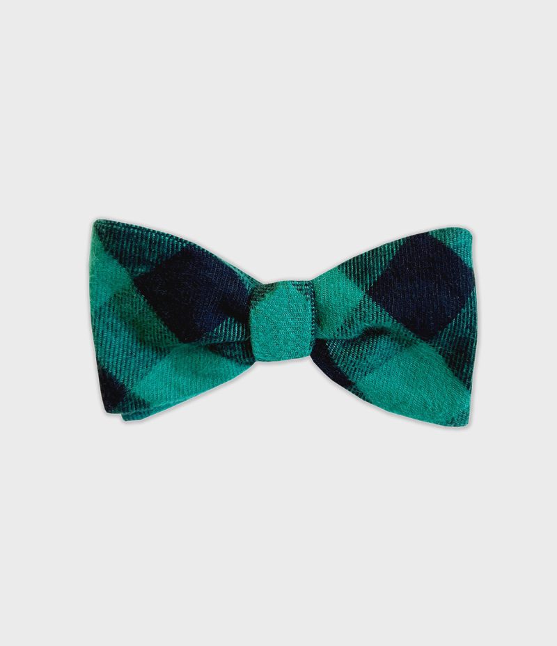 VFC Flannel Bow Tie Green Buffalo