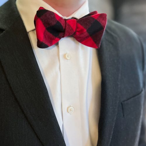 VFC Flannel Bowtie Red Buffalo Lifestyle