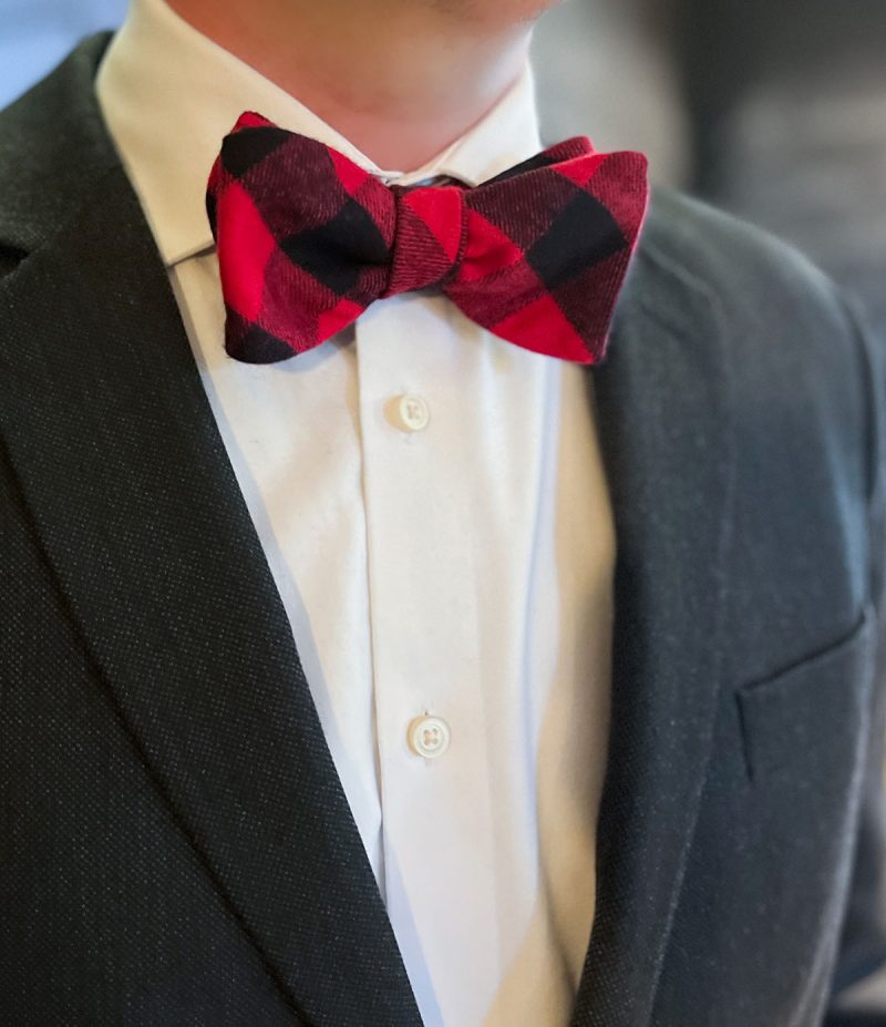 VFC Flannel Bowtie Red Buffalo Lifestyle