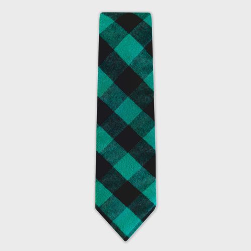 VFC Flannel Neck Tie Green Buffalo