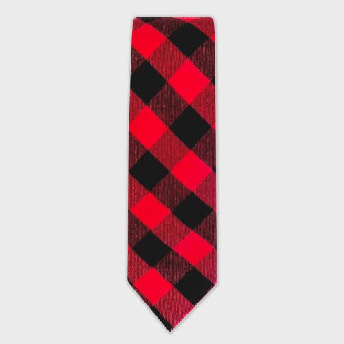 VFC Flannel Neck Tie Red Buffalo