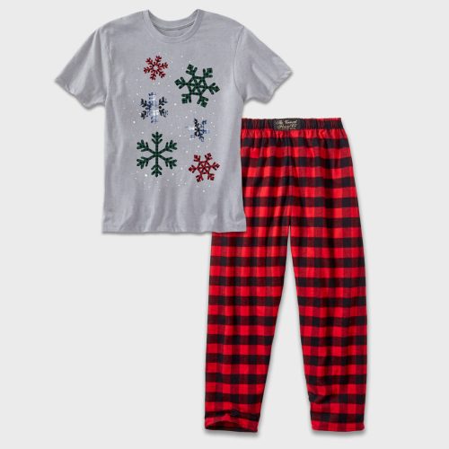 VFC Graphic Tee Snowflake Pajama Set Youth