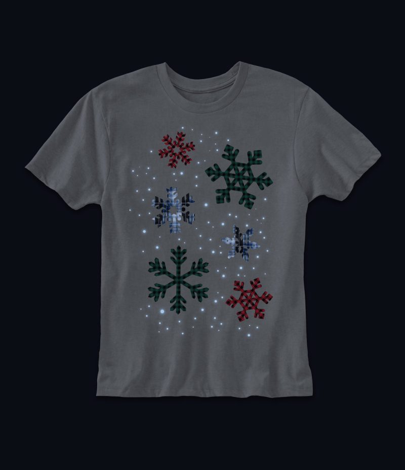 VFC Graphic Tees Snowflake Youth Night