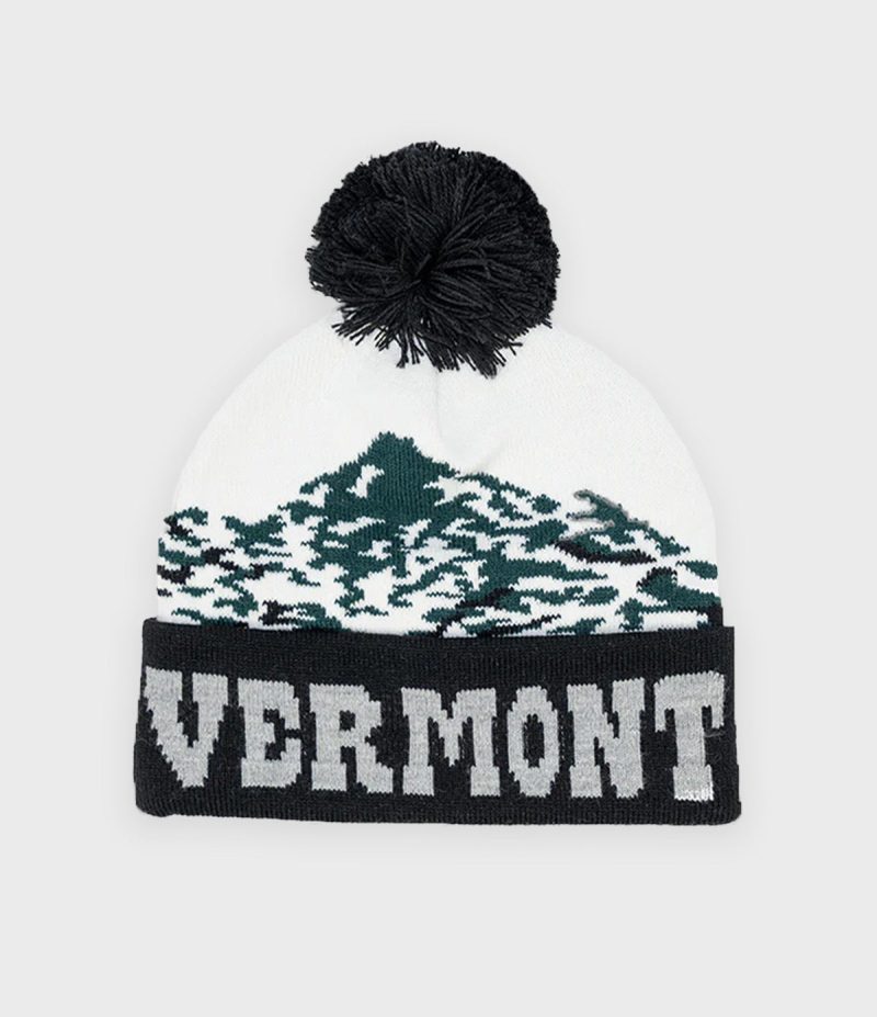 VFC Grey Vermont Knit Beanie with Pom