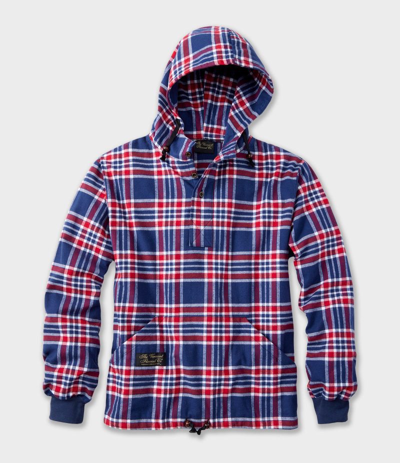 VFC Hooded Flannel Pullover Liberty Street