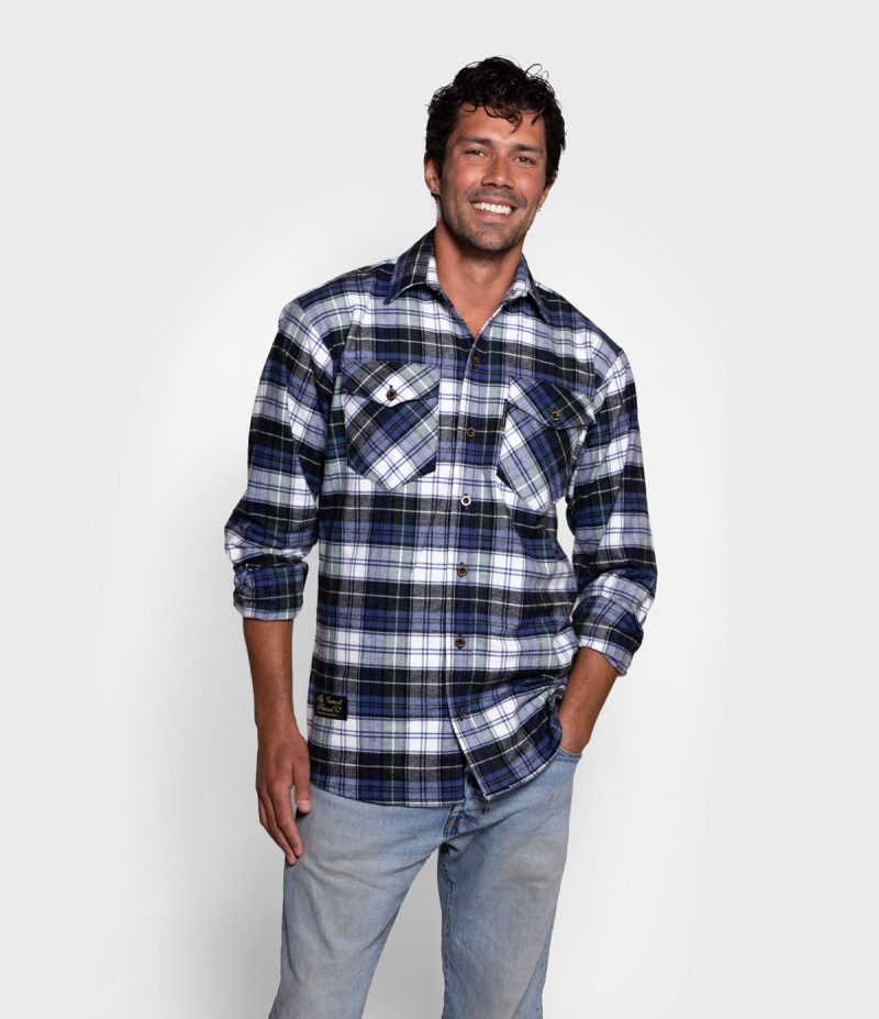 VFC Mens Classic Flanenl Shirt Campbell Model Silo 2