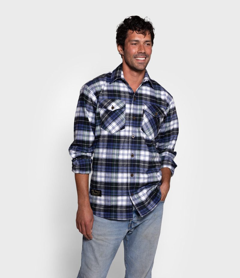 VFC Mens Classic Flanenl Shirt Campbell Model Silo 3