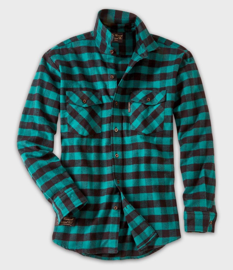 VFC Mens Green Buffalo Flannel Shirt 20240613