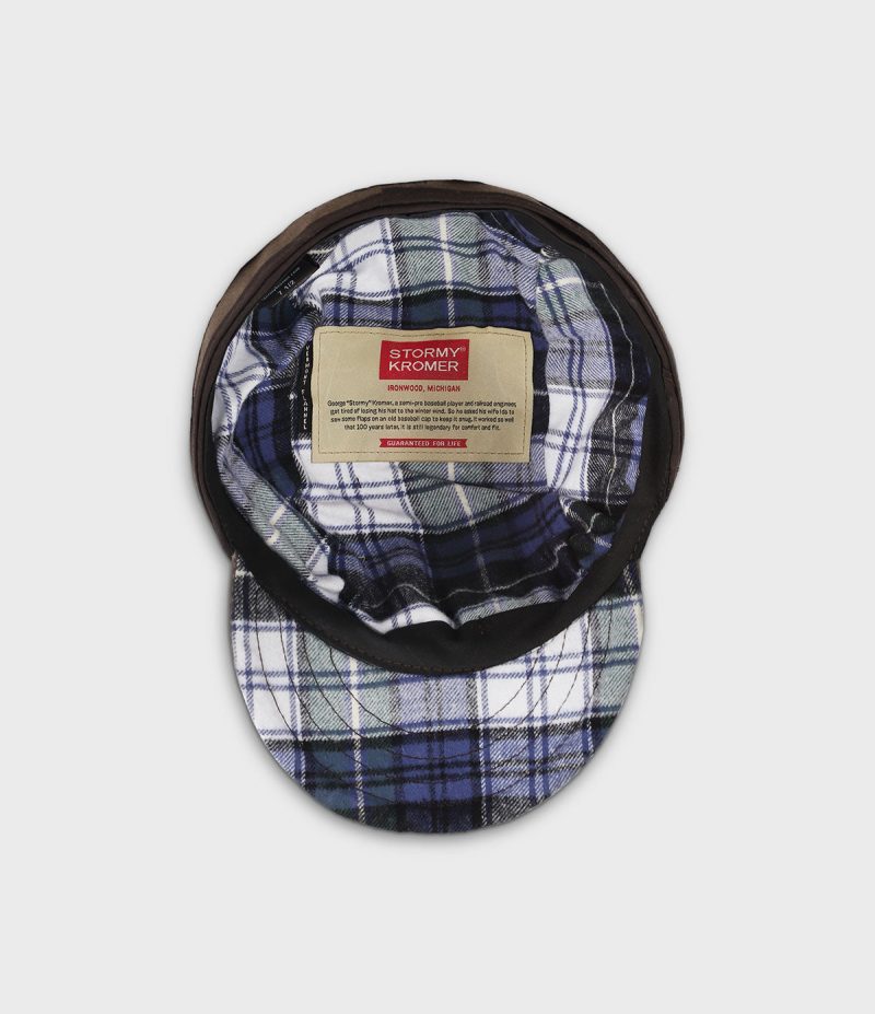 VFC Stormy Kromer Waxed Cotton Flannel Cap Interior