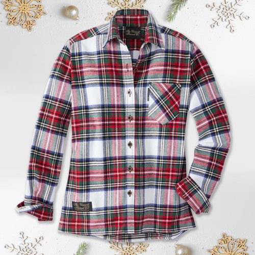 VFC Womens Classic Modern Stewart Holiday Flannel