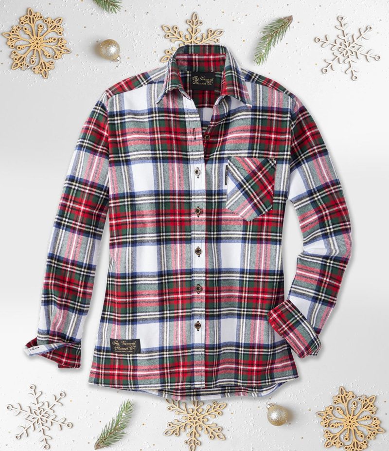 VFC Womens Classic Modern Stewart Holiday Flannel