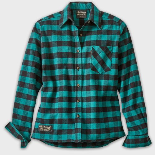 VFC Womens Green Buffalo Flannel Shirt 20240613