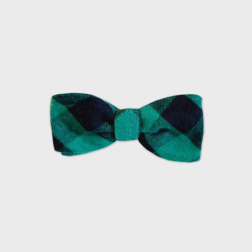 VFC Youth Flannel Bow Tie Green Buffalo 1