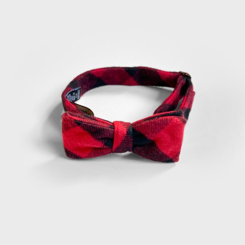 VFC Youth Flannel Bow Tie Red Buffalo 2