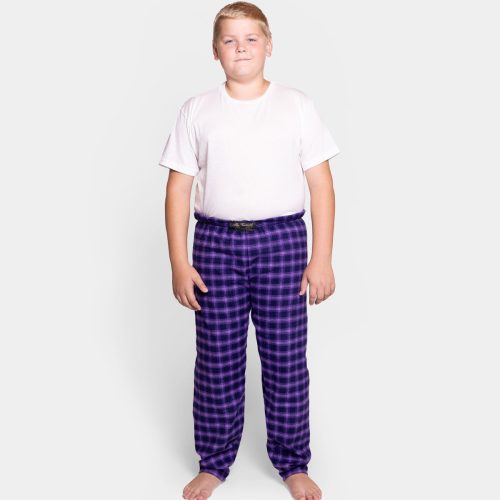 VFC Youth Flannel Pants Purple Maze Model silo 1