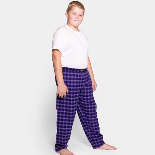 VFC Youth Flannel Pants Purple Maze Model silo 2