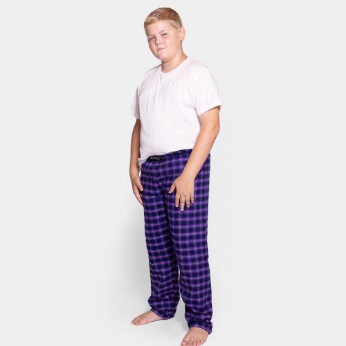 VFC Youth Flannel Pants Purple Maze Model silo 3