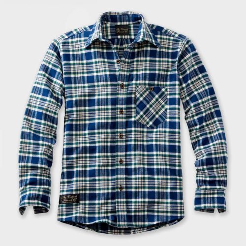 Vermont Flannel Maine Pine Fitted Flannel Shirt Tag