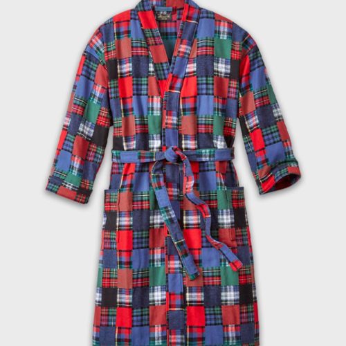 Vermont Flannel Robe Patchwork