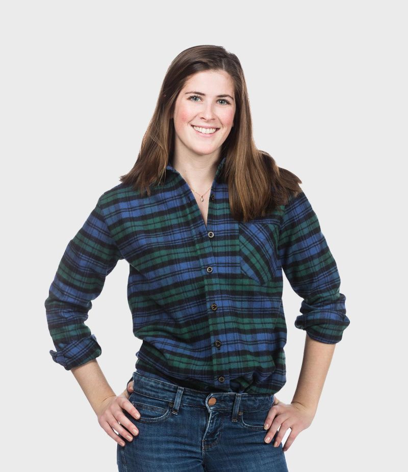 Womens Button Down Flannel Shirt 8